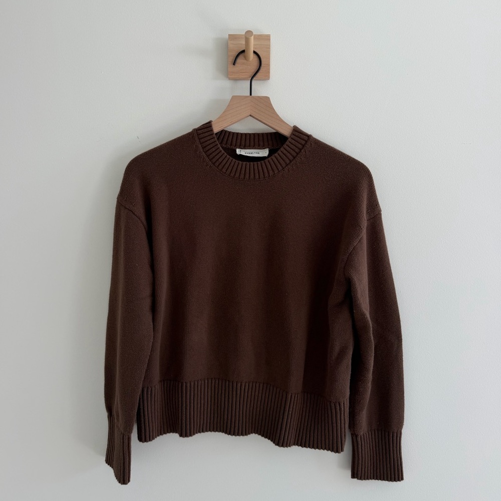 Everlane Chocolate Brown Crewneck Sweater